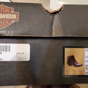 Harley-Davidson Amory Brown Leather Boots